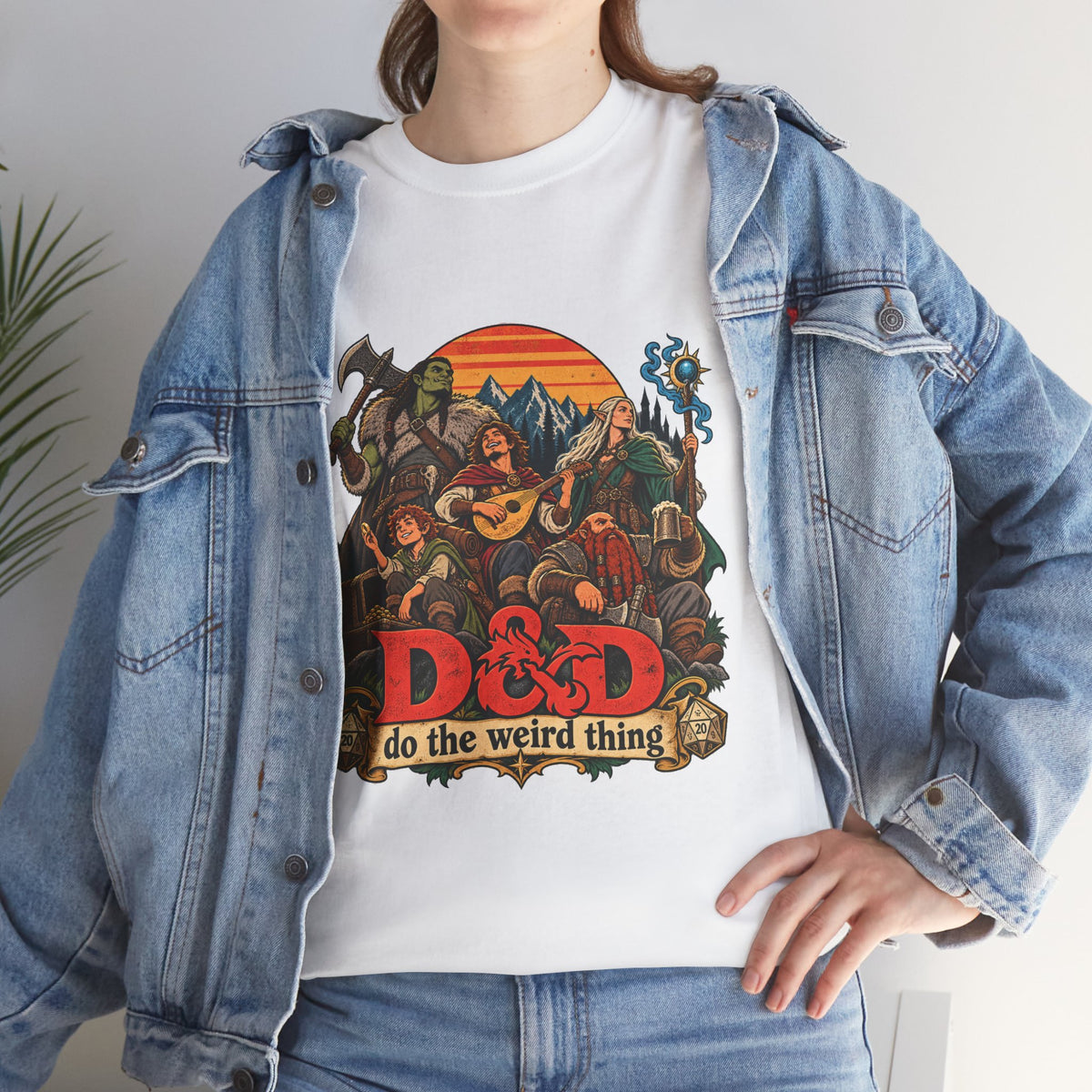 Do the Weird Thing T-Shirt – Funny Tabletop RPG Gamer Tee | Fantasy Roleplaying Shirt