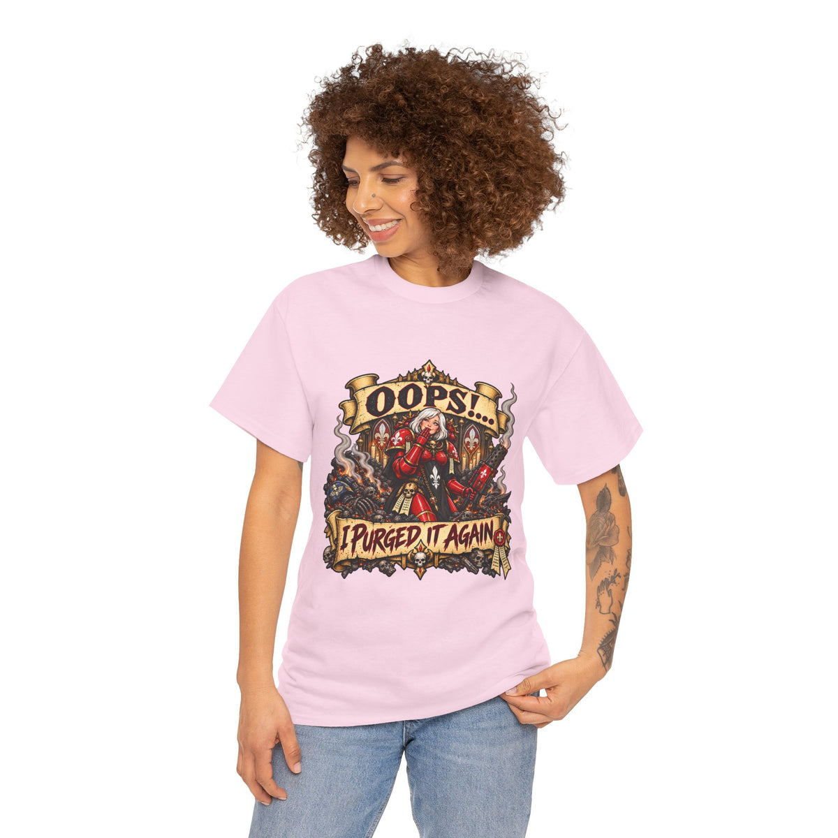 Oops… I Purged It Again Shirt – Sisters of Battle Pop Parody Tee