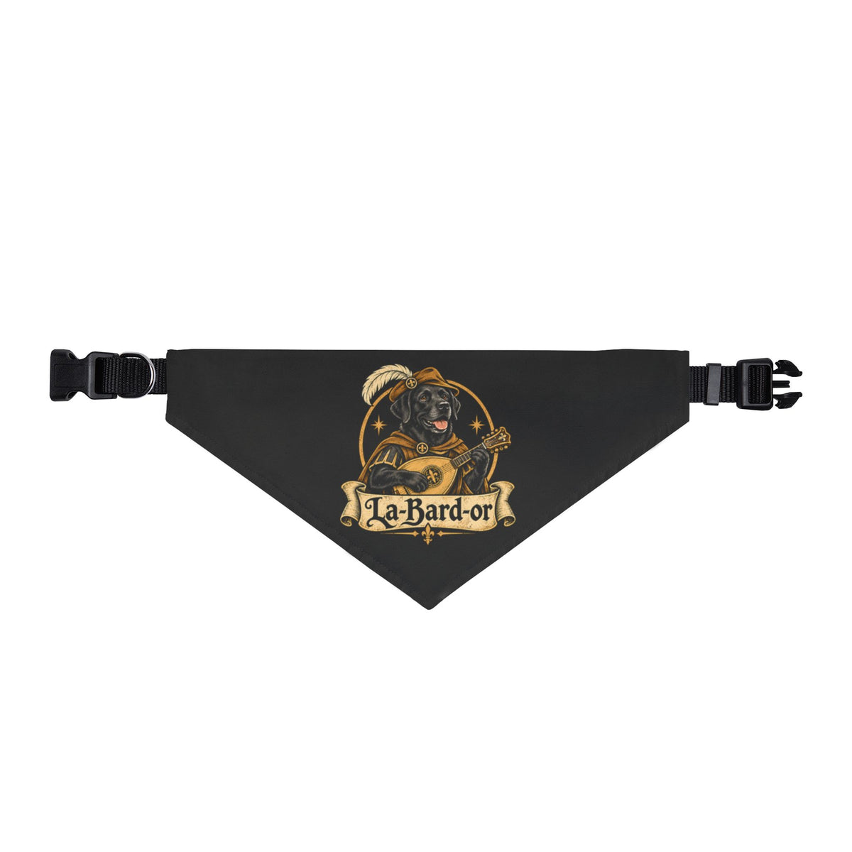 La-Bard-or Dog Bandana – Bard Fantasy Pet Accessory
