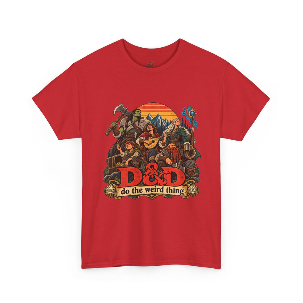 Do the Weird Thing T-Shirt – Funny Tabletop RPG Gamer Tee | Fantasy Roleplaying Shirt