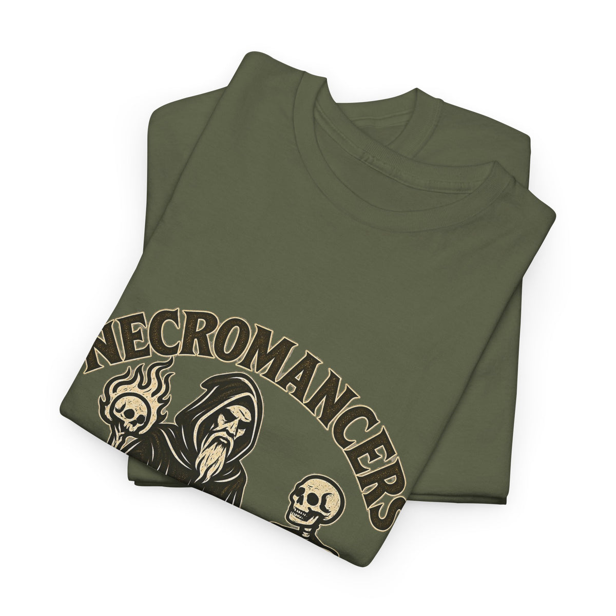 Necromancers Make Everyone Their Friend T-Shirt | Funny Fantasy RPG Tee