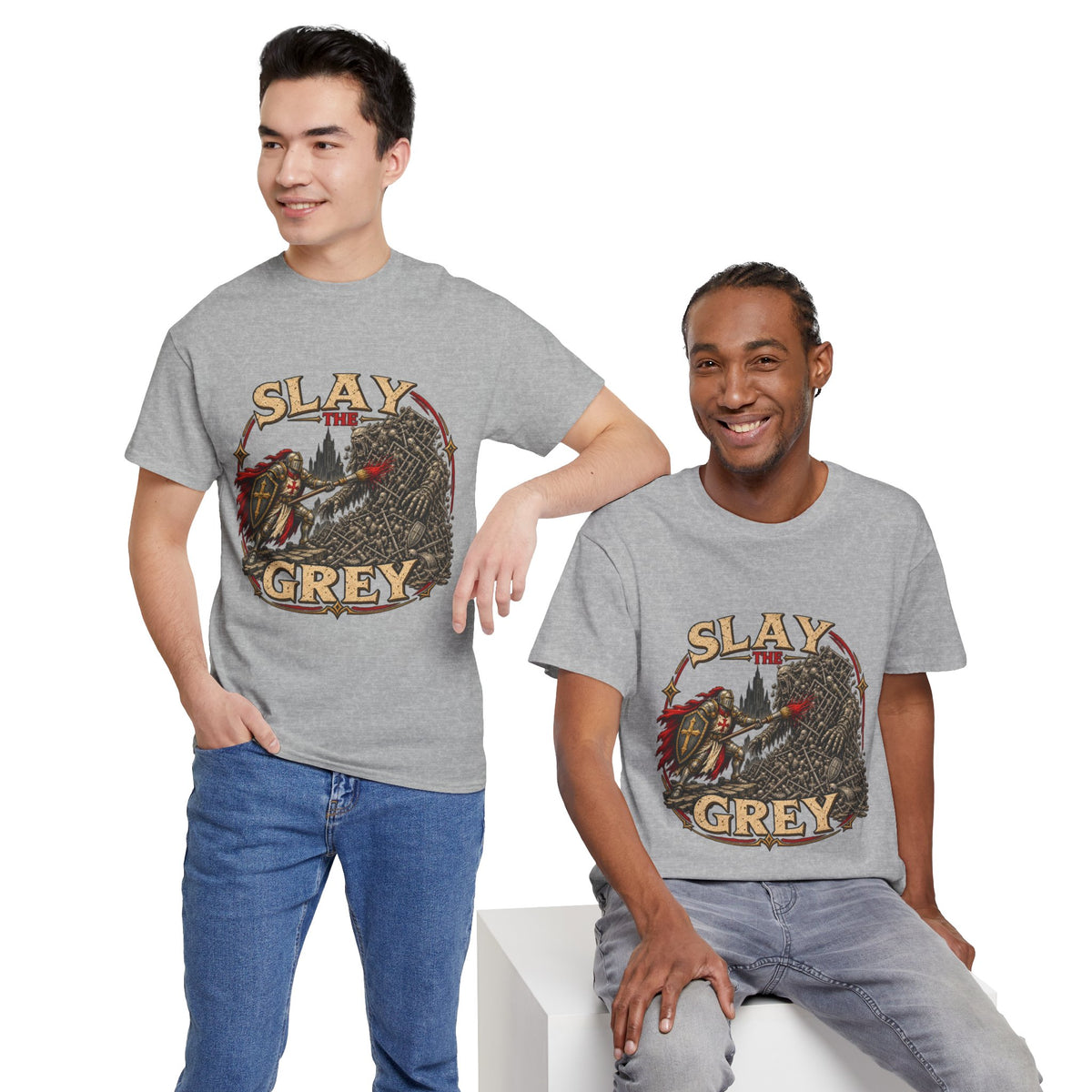 Slay the Grey Miniature Painting T-Shirt | Fantasy Hobbyist Tee