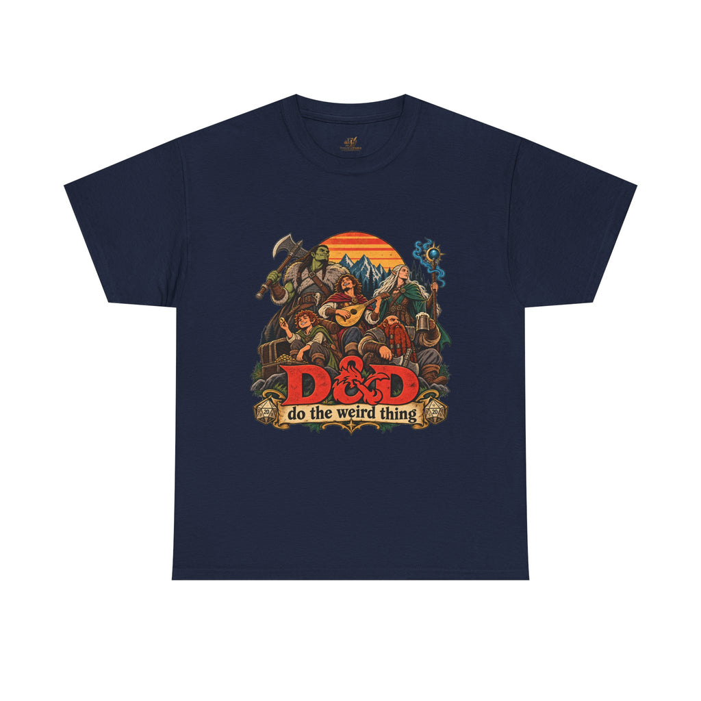 Do the Weird Thing T-Shirt – Funny Tabletop RPG Gamer Tee | Fantasy Roleplaying Shirt