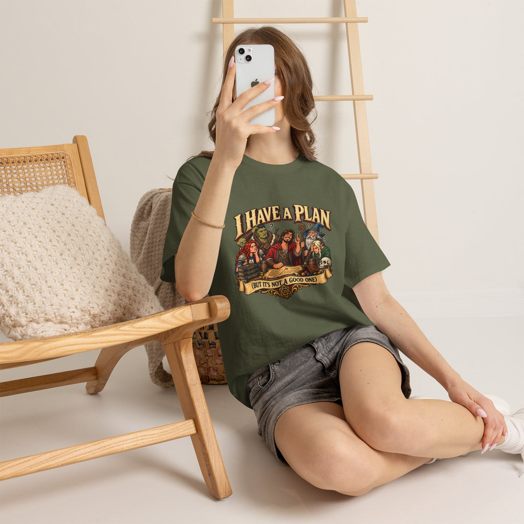 I Have a Plan (But It’s Not a Good One) | Funny RPG Party Tee