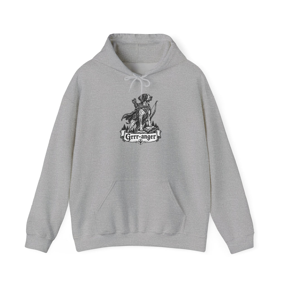 Grrr-anger Dog Hoodie – Ranger Fantasy RPG Pullover