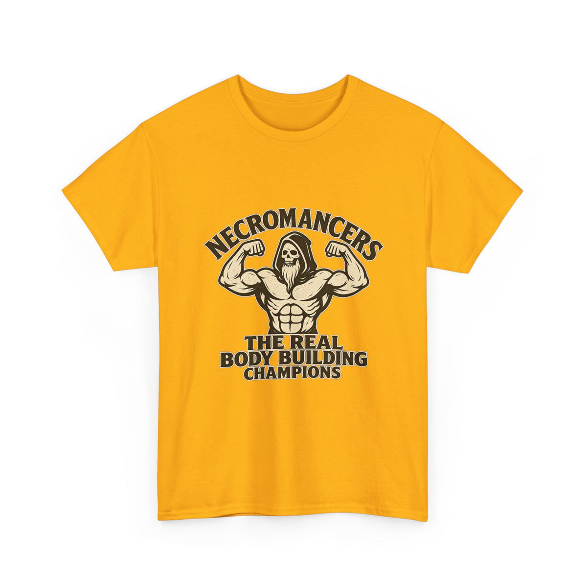 Necromancers: The Real Bodybuilding Champions T-Shirt | Funny RPG Tee
