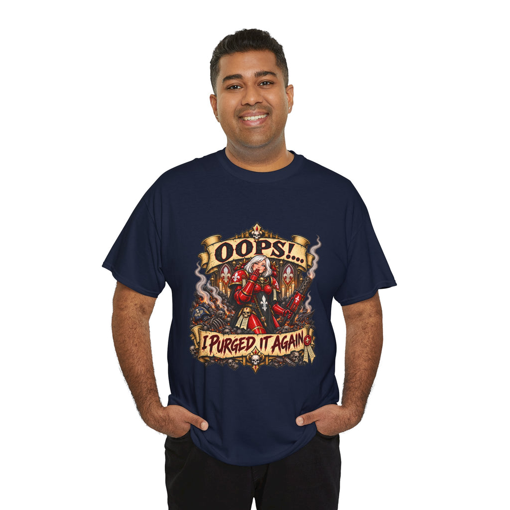 Oops… I Purged It Again Shirt – Sisters of Battle Pop Parody Tee