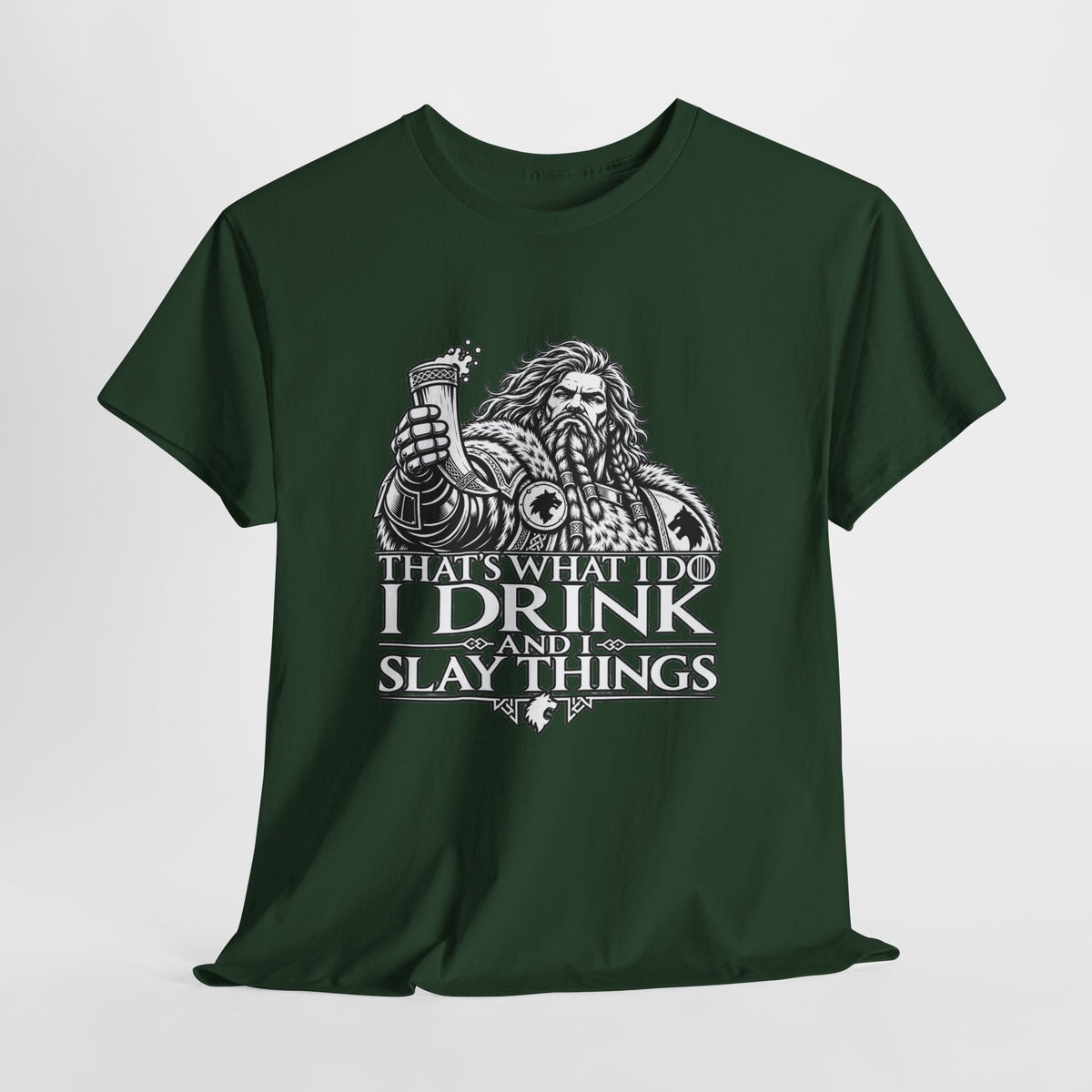 I Drink, I Slay Things Shirt – Space Wolf Humor & Tabletop Gaming Tee