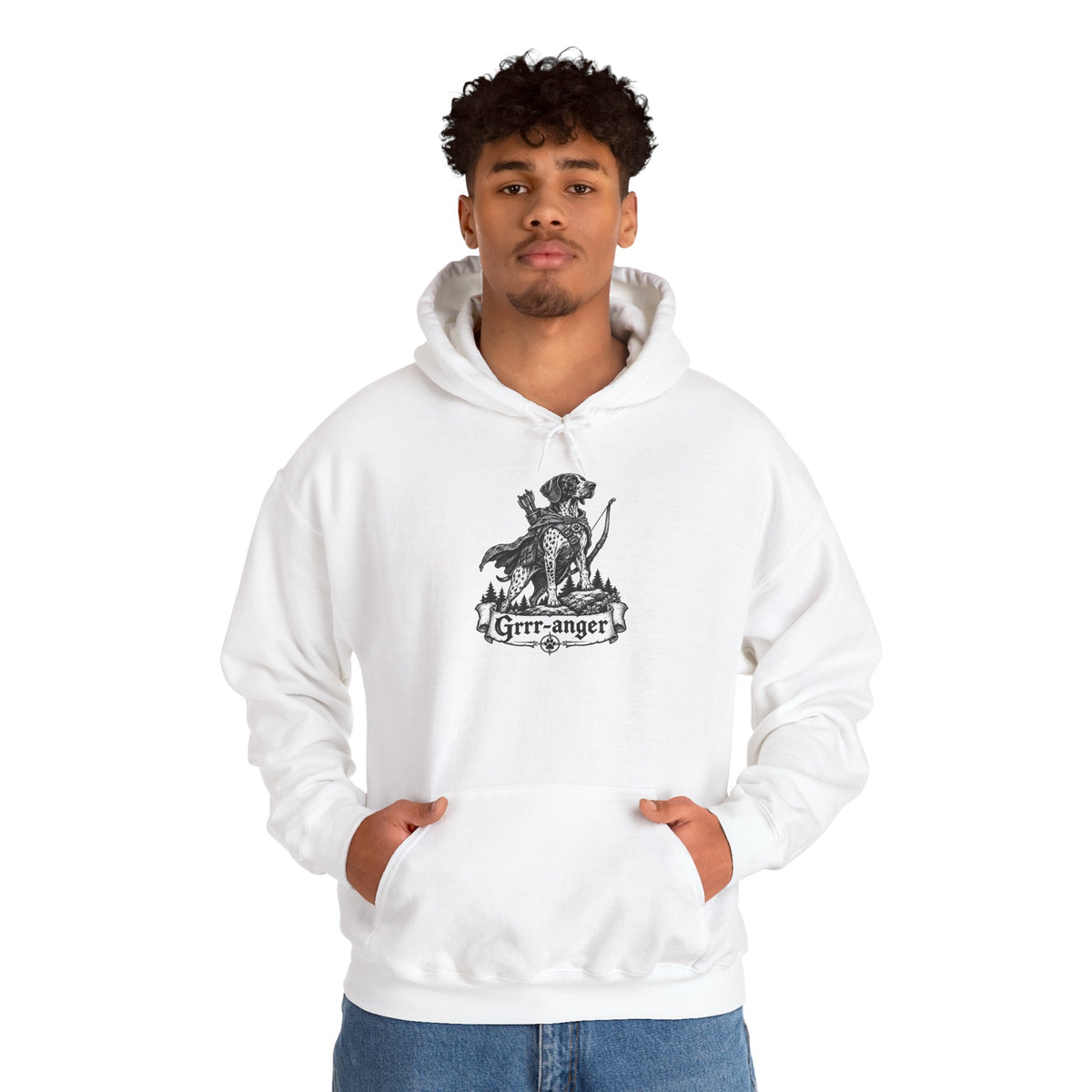 Grrr-anger Dog Hoodie – Ranger Fantasy RPG Pullover