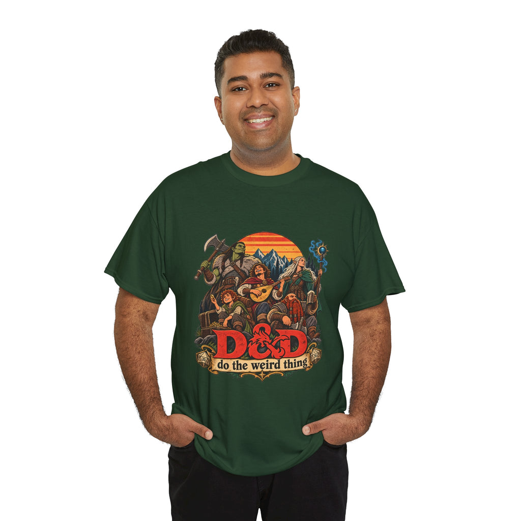 Do the Weird Thing T-Shirt – Funny Tabletop RPG Gamer Tee | Fantasy Roleplaying Shirt