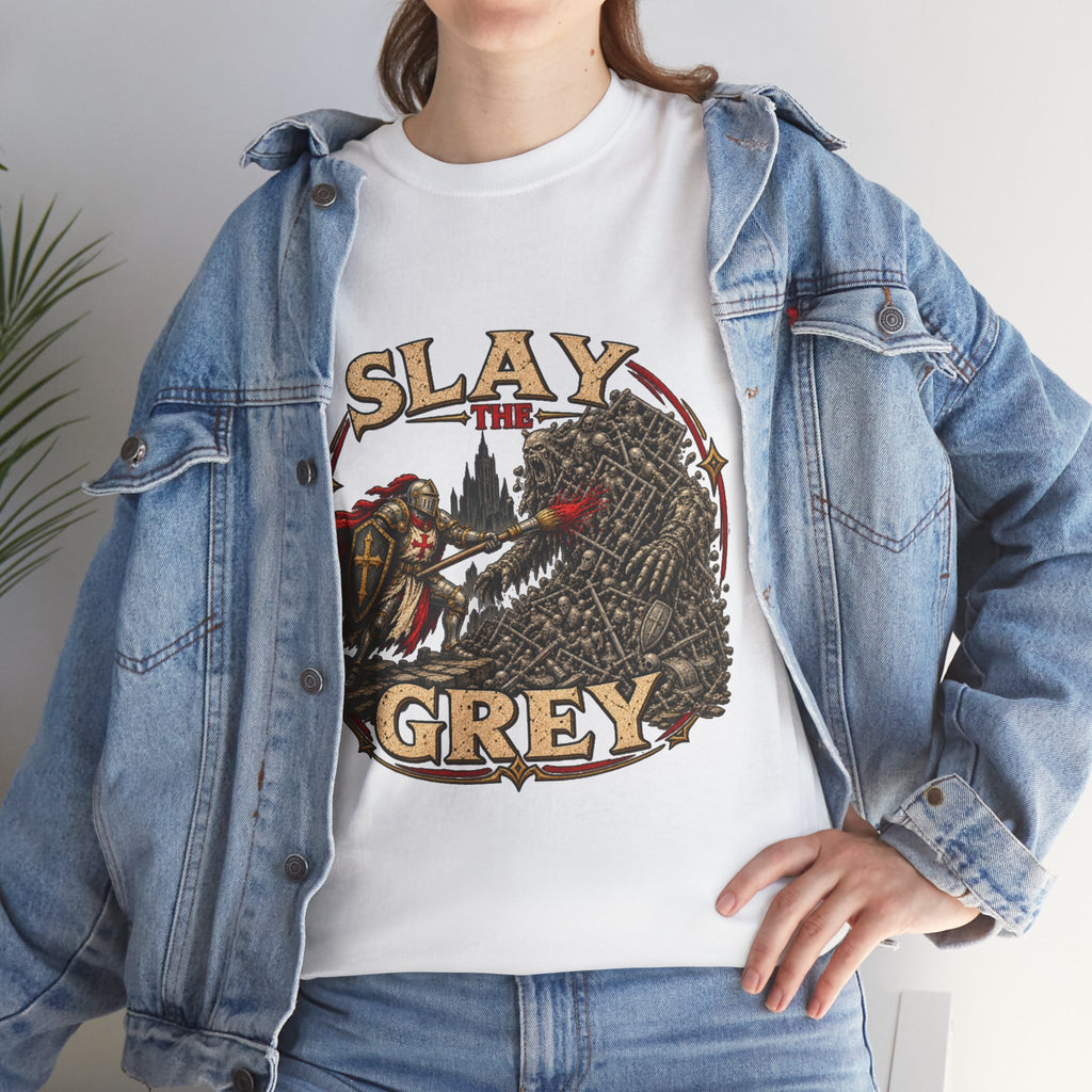 Slay the Grey Miniature Painting T-Shirt | Fantasy Hobbyist Tee