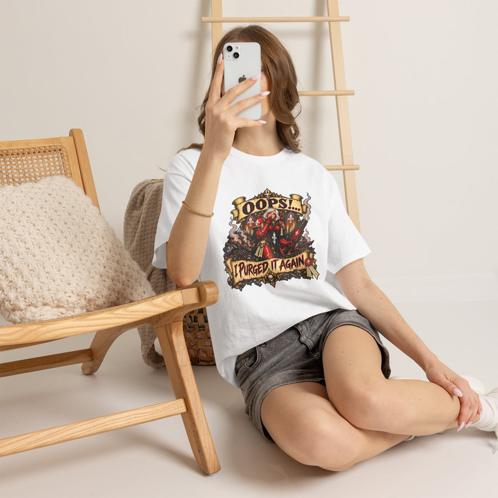 Oops… I Purged It Again Shirt – Sisters of Battle Pop Parody Tee