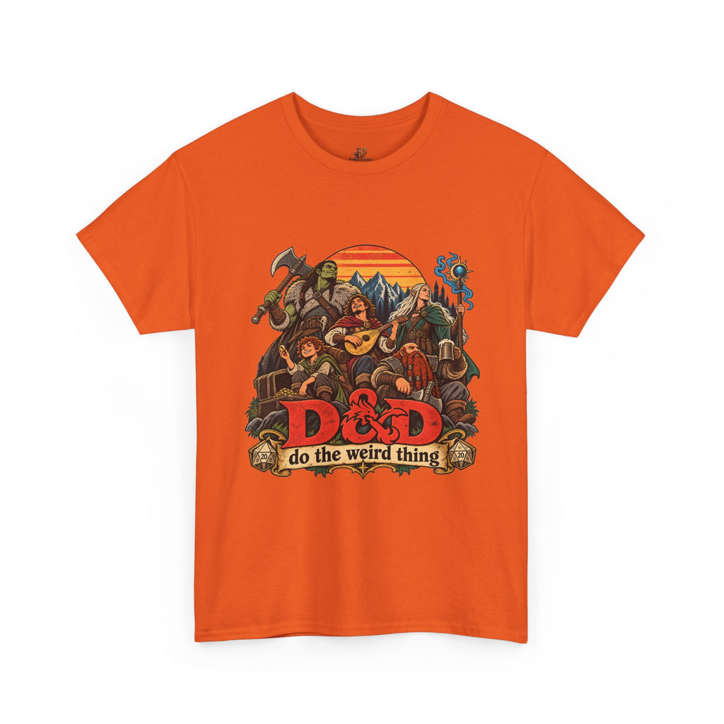 Do the Weird Thing T-Shirt – Funny Tabletop RPG Gamer Tee | Fantasy Roleplaying Shirt