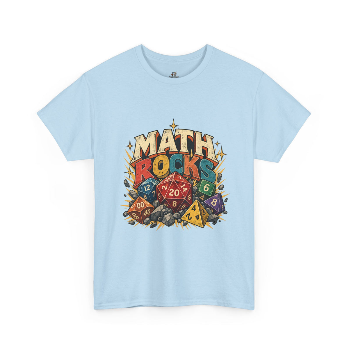 Math Rocks T-Shirt | Polyhedral Dice Gamer Tee