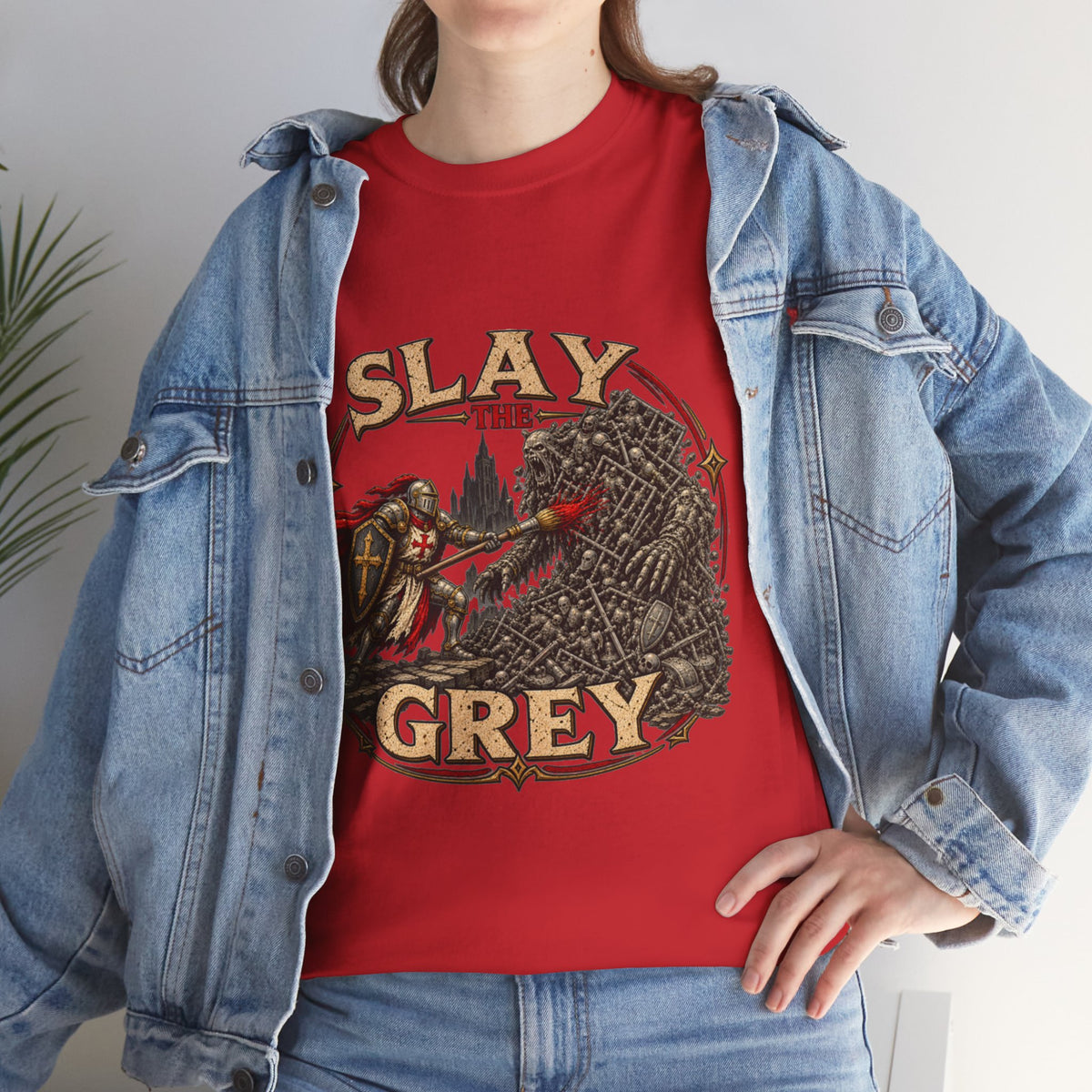 Slay the Grey Miniature Painting T-Shirt | Fantasy Hobbyist Tee