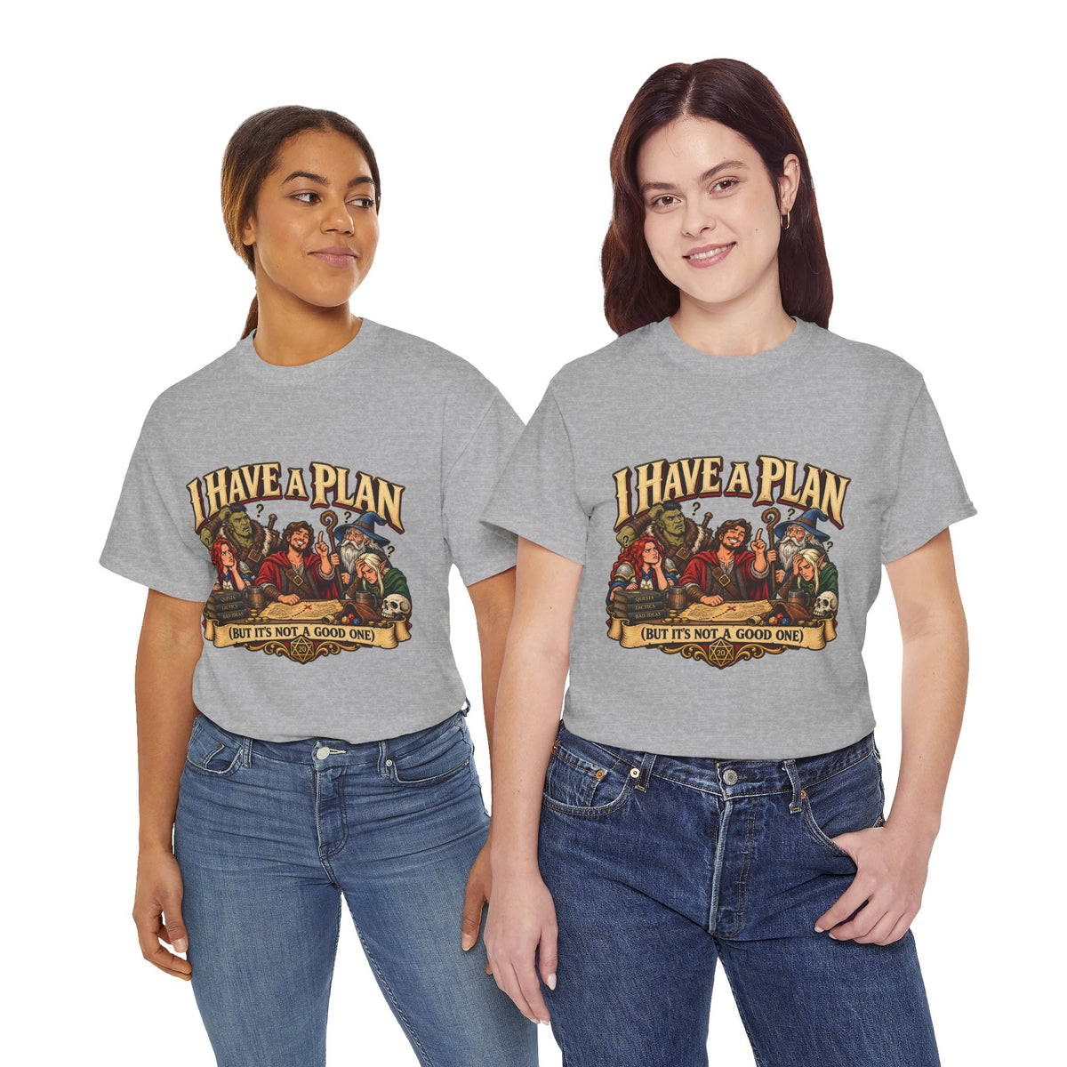 I Have a Plan (But It’s Not a Good One) | Funny RPG Party Tee