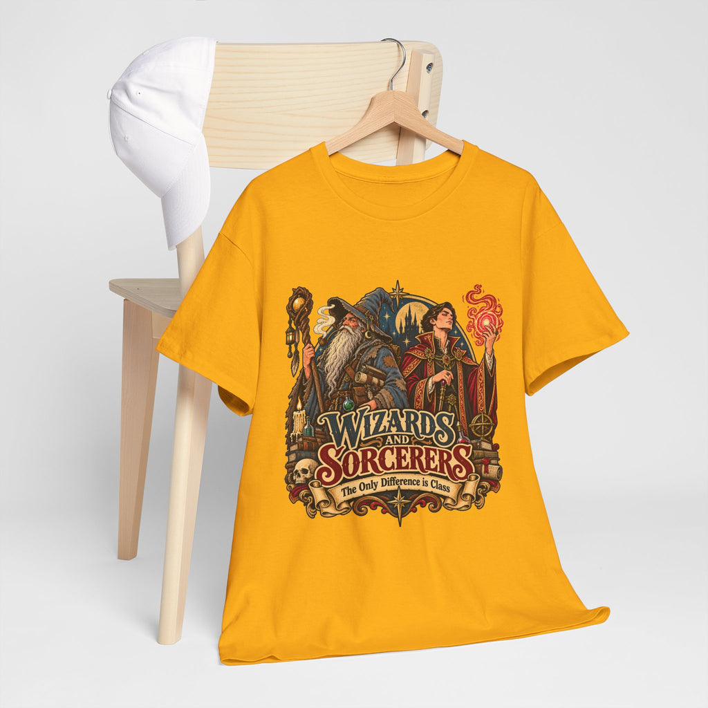Wizards & Sorcerers RPG T-Shirt | The Only Difference Is Class
