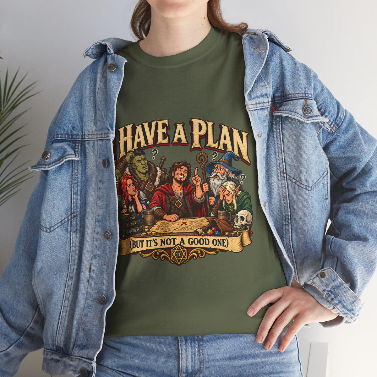 I Have a Plan (But It’s Not a Good One) | Funny RPG Party Tee