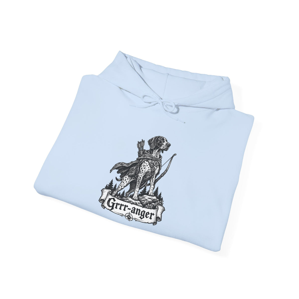 Grrr-anger Dog Hoodie – Ranger Fantasy RPG Pullover