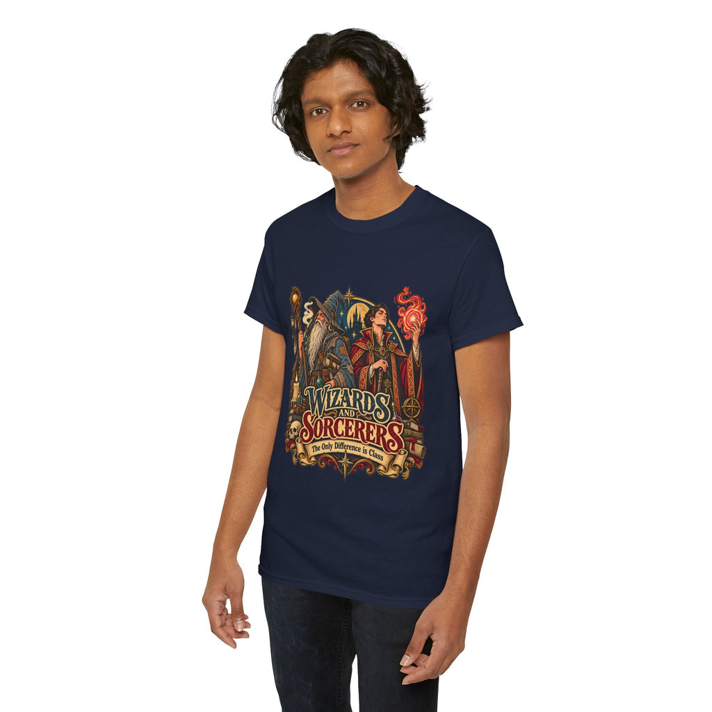 Wizards & Sorcerers RPG T-Shirt | The Only Difference Is Class