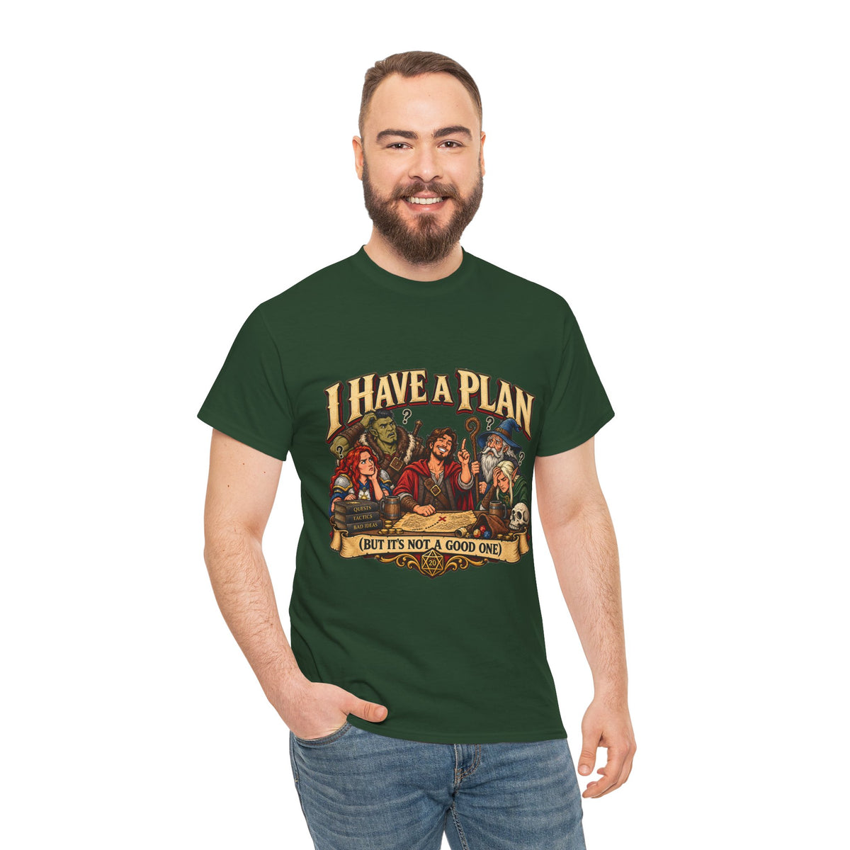 I Have a Plan (But It’s Not a Good One) | Funny RPG Party Tee