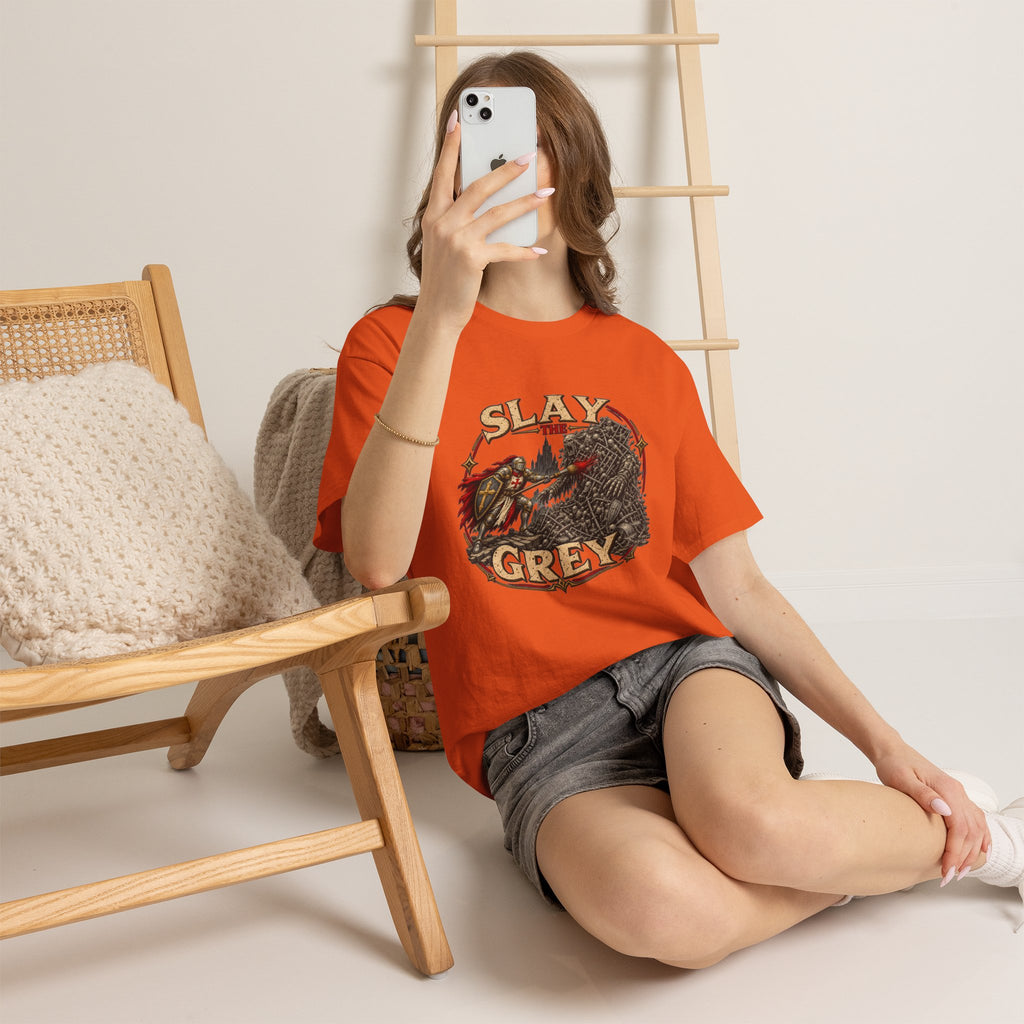 Slay the Grey Miniature Painting T-Shirt | Fantasy Hobbyist Tee