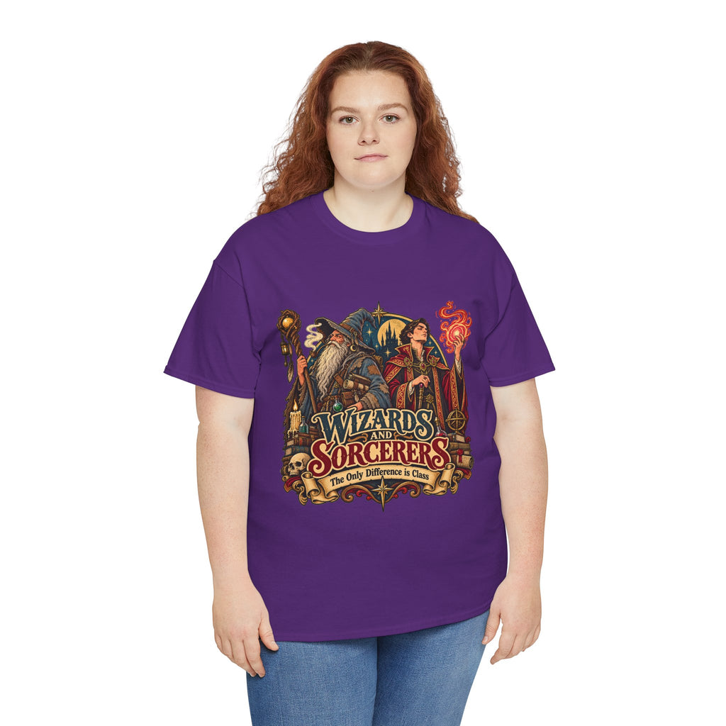 Wizards & Sorcerers RPG T-Shirt | The Only Difference Is Class