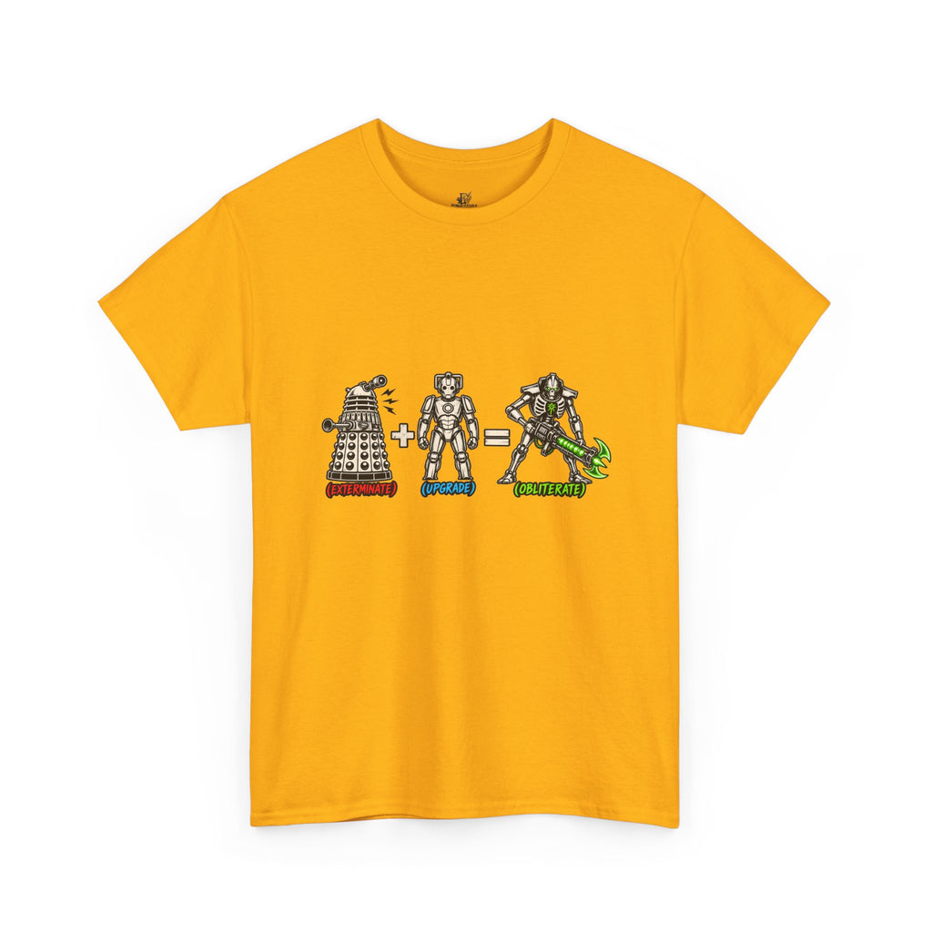 Dalek + Cyberman = Necron Shirt – Sci-Fi Crossover Humor Tee
