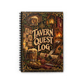 Tavern Quest Log Spiral Notebook | Fantasy RPG Campaign Journal