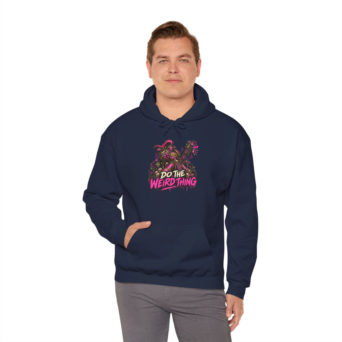Do the Weird Thing Hoodie |Grimdark Warhammer Inspired Emperor’s Children Grimdark Graphic Pullover