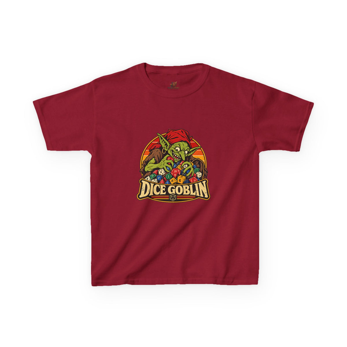 Kids Dice Goblin T-Shirt | Cute Tabletop RPG Gaming Tee