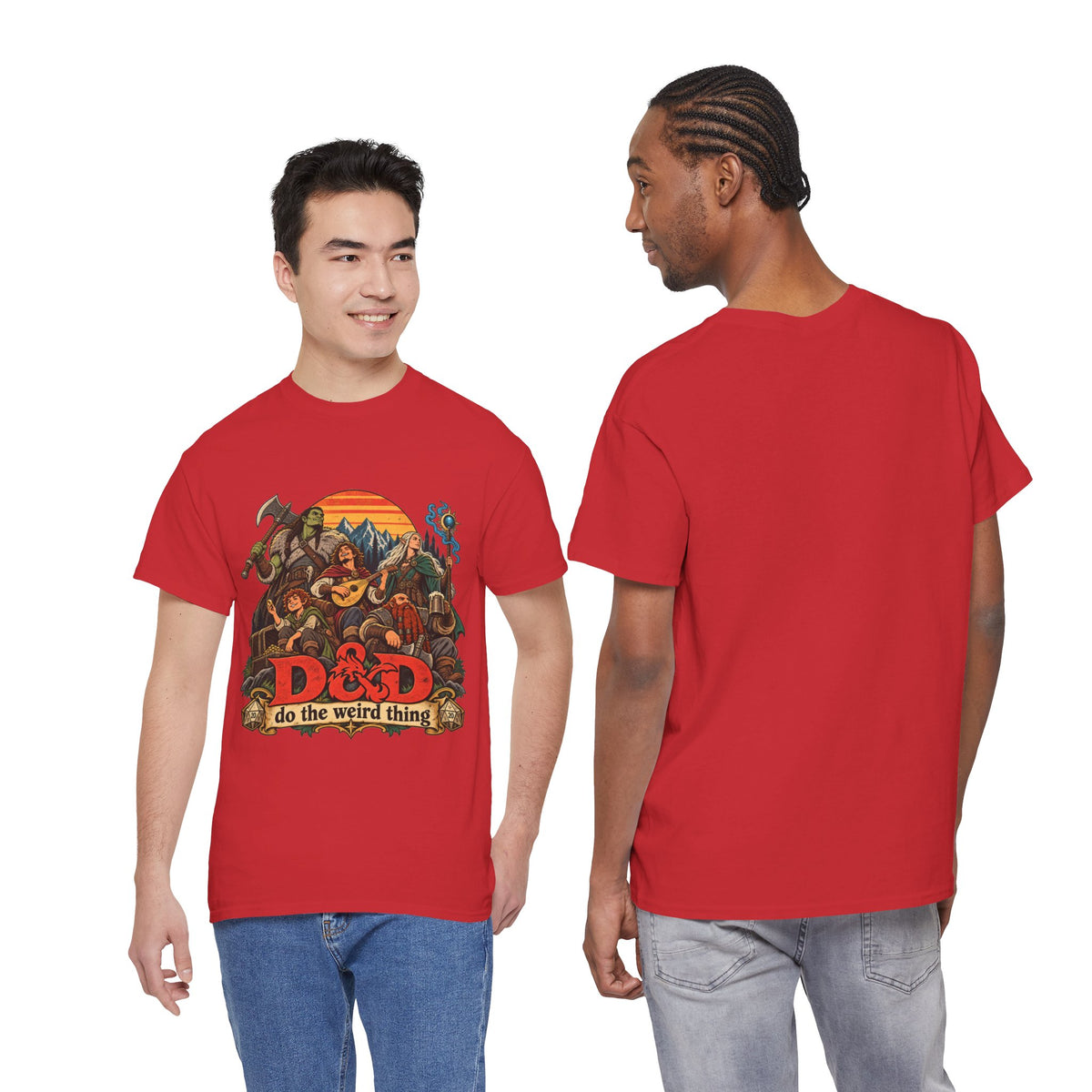 Do the Weird Thing T-Shirt – Funny Tabletop RPG Gamer Tee | Fantasy Roleplaying Shirt