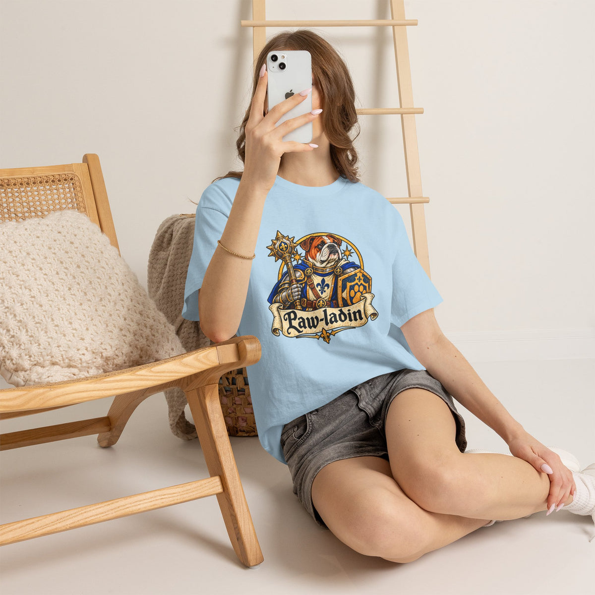 Pawladin Dog T Shirt Funny Paladin Fantasy Tee