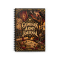 Grimdark Army Journal | Ruled Spiral Notebook for Wargaming Notes
