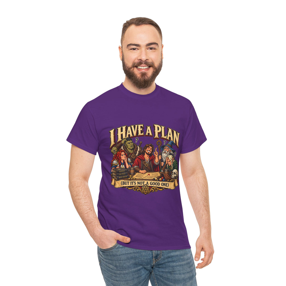 I Have a Plan (But It’s Not a Good One) | Funny RPG Party Tee