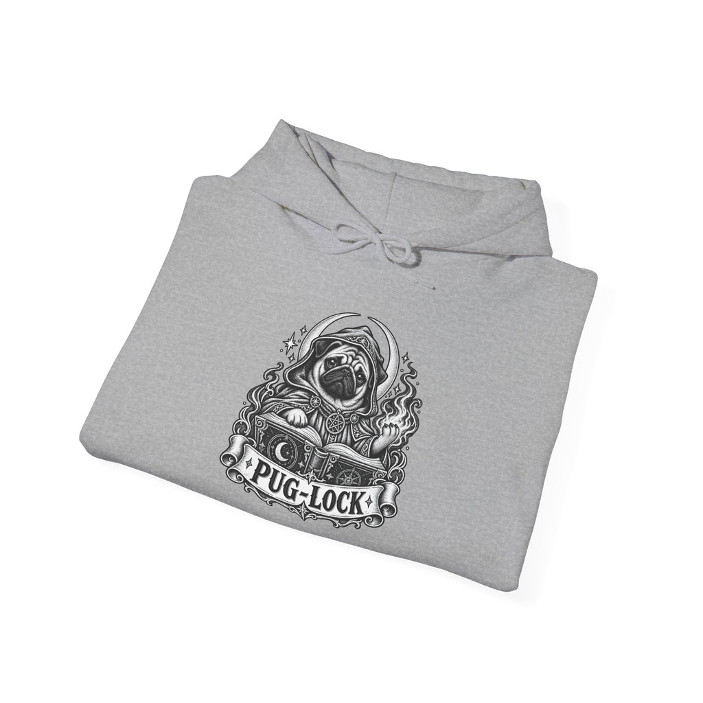 Pug-lock Dog Hoodie – Warlock Fantasy RPG Pullover