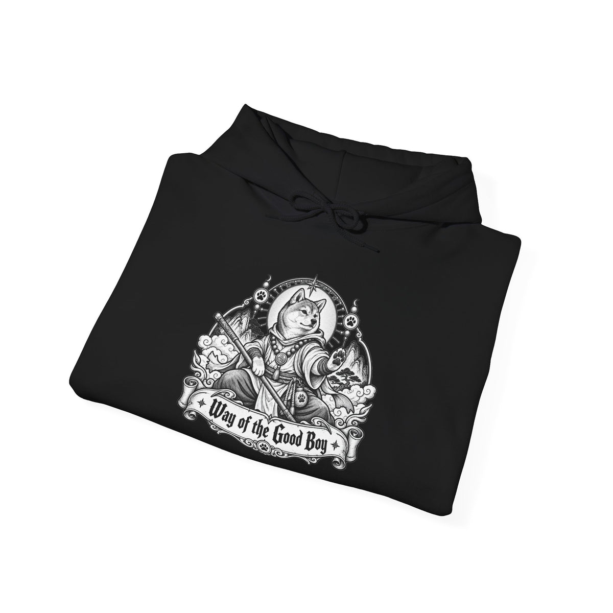 Way of the Good Boy Dog Hoodie – Monk Fantasy RPG Pullover