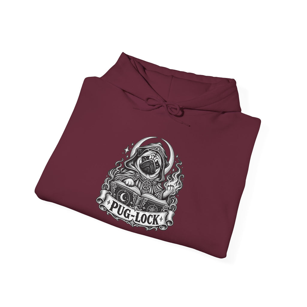 Pug-lock Dog Hoodie – Warlock Fantasy RPG Pullover