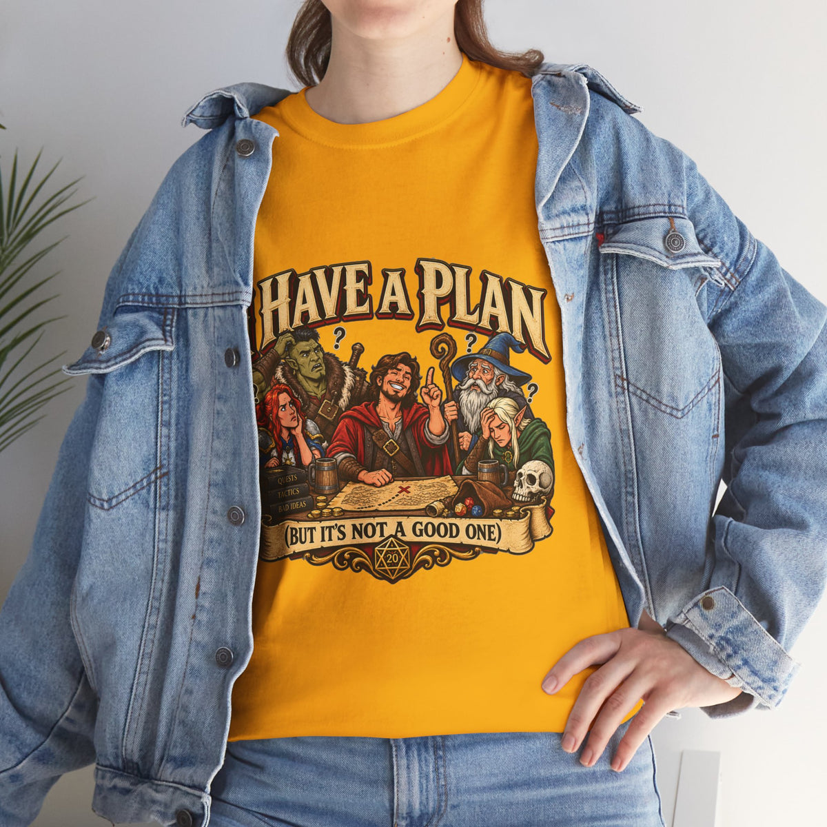I Have a Plan (But It’s Not a Good One) | Funny RPG Party Tee