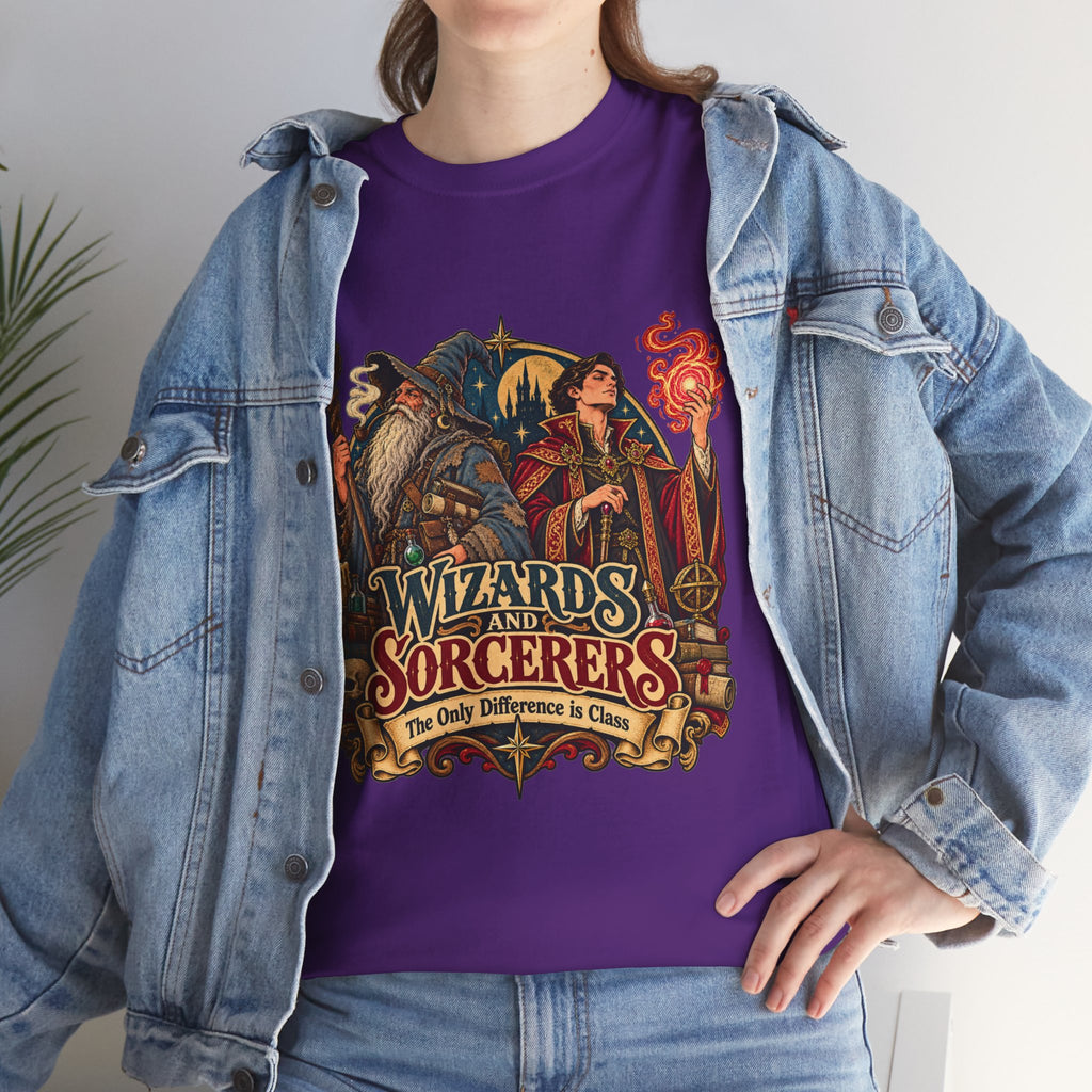 Wizards & Sorcerers RPG T-Shirt | The Only Difference Is Class