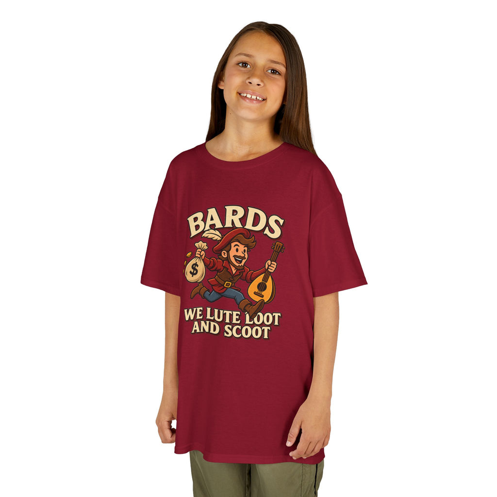Kids Bard T-Shirt | Lute, Loot & Scoot Fantasy Music Tee