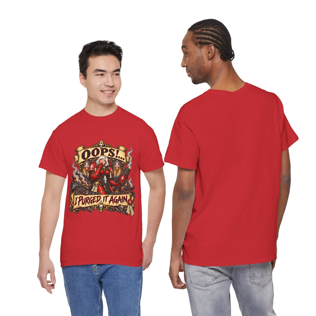 Oops… I Purged It Again Shirt – Sisters of Battle Pop Parody Tee
