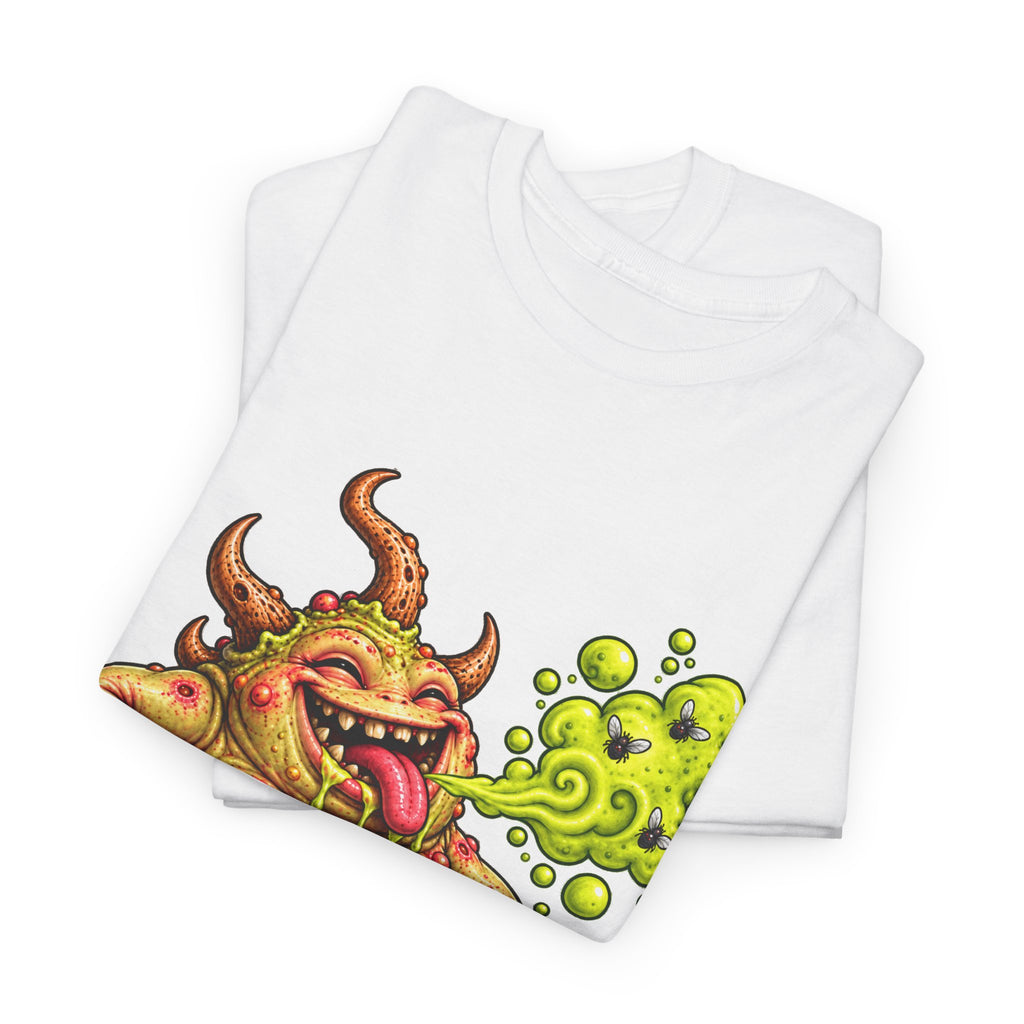 Cheeky Plague Monster Shirt Funny Grimdark Nurgle Warhammer Inspired Creature Graphic Tee