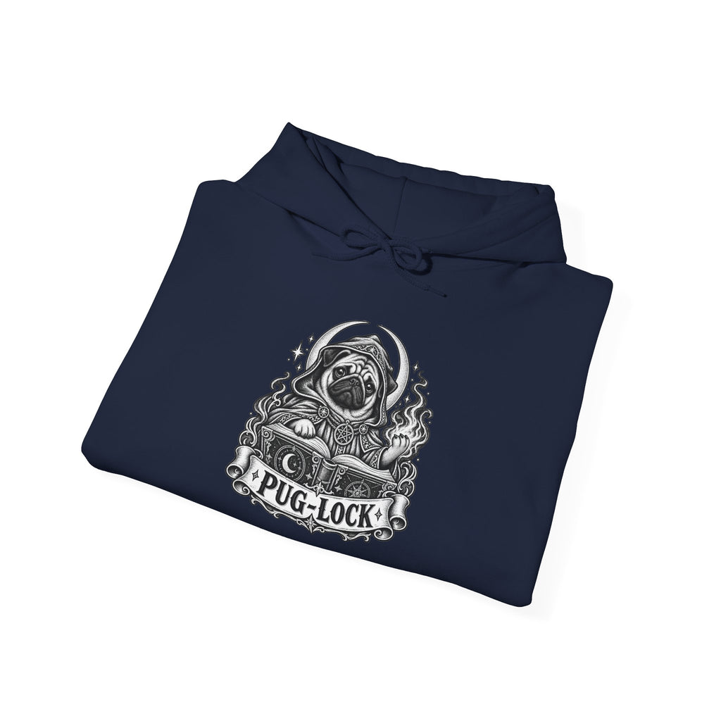 Pug-lock Dog Hoodie – Warlock Fantasy RPG Pullover