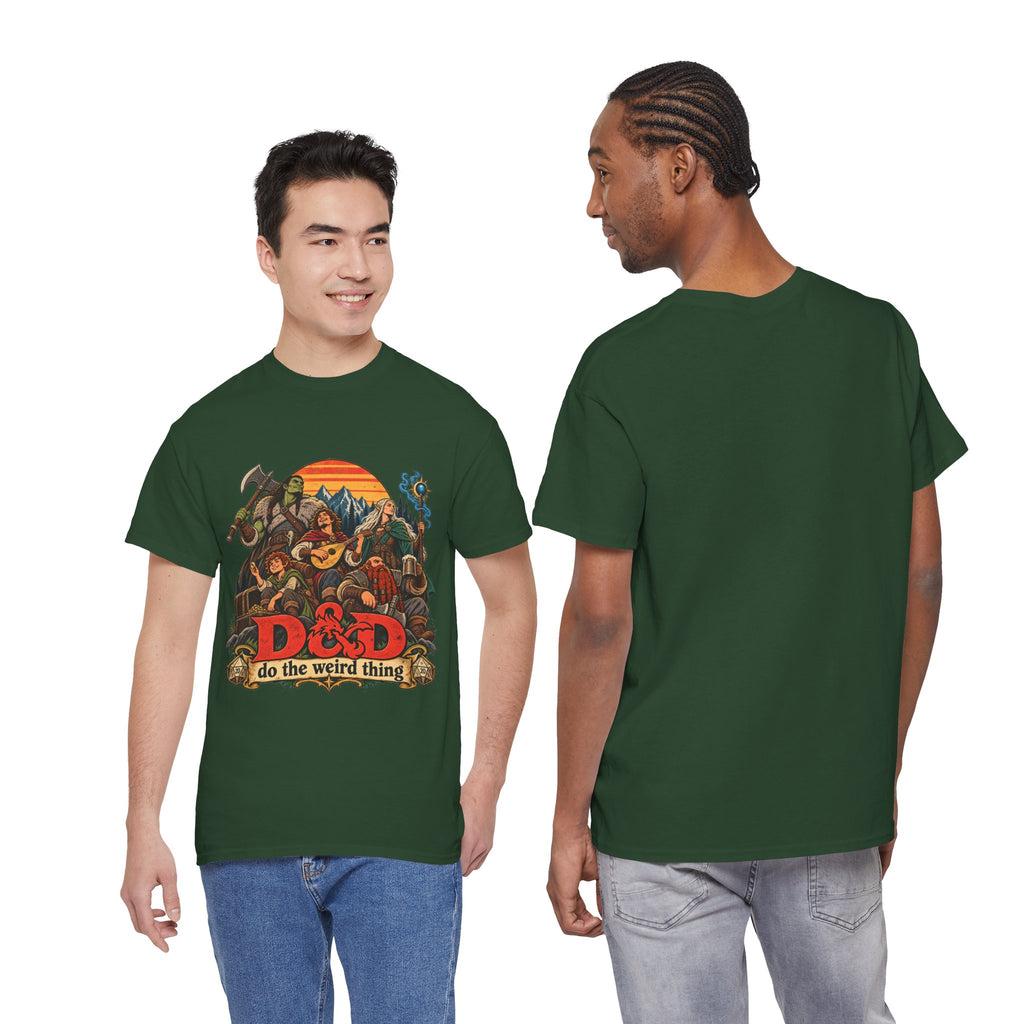 Do the Weird Thing T-Shirt – Funny Tabletop RPG Gamer Tee | Fantasy Roleplaying Shirt