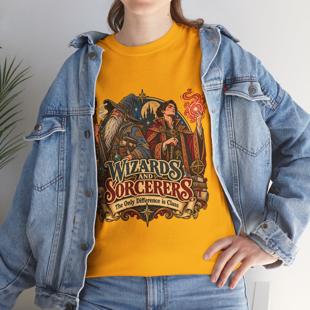 Wizards & Sorcerers RPG T-Shirt | The Only Difference Is Class