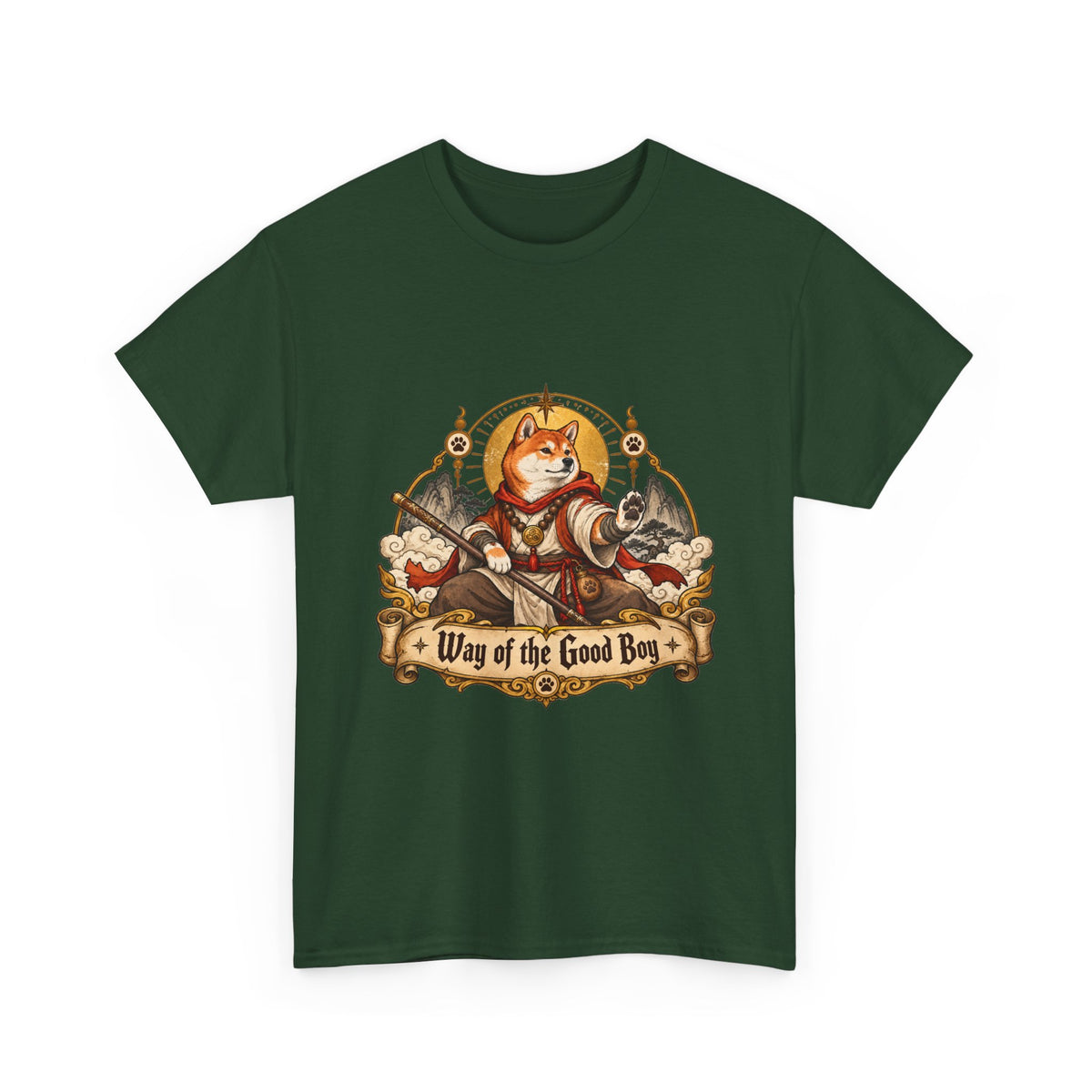 Way of the Good Boy – Dungeons and Dragons Dog Monk Unisex Graphic Tee