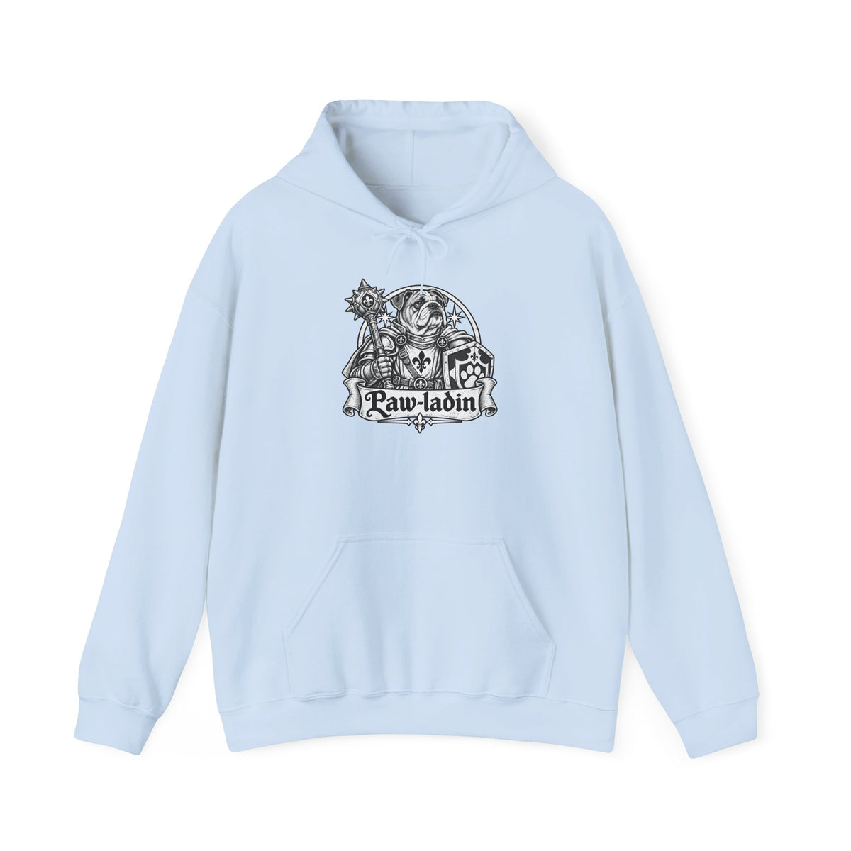 Paw-ladin Dog Hoodie – Paladin Fantasy RPG Pullover