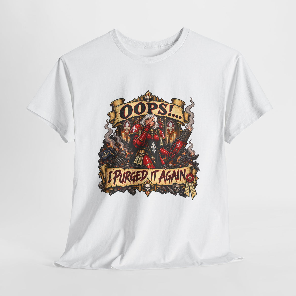 Oops… I Purged It Again Shirt – Sisters of Battle Pop Parody Tee
