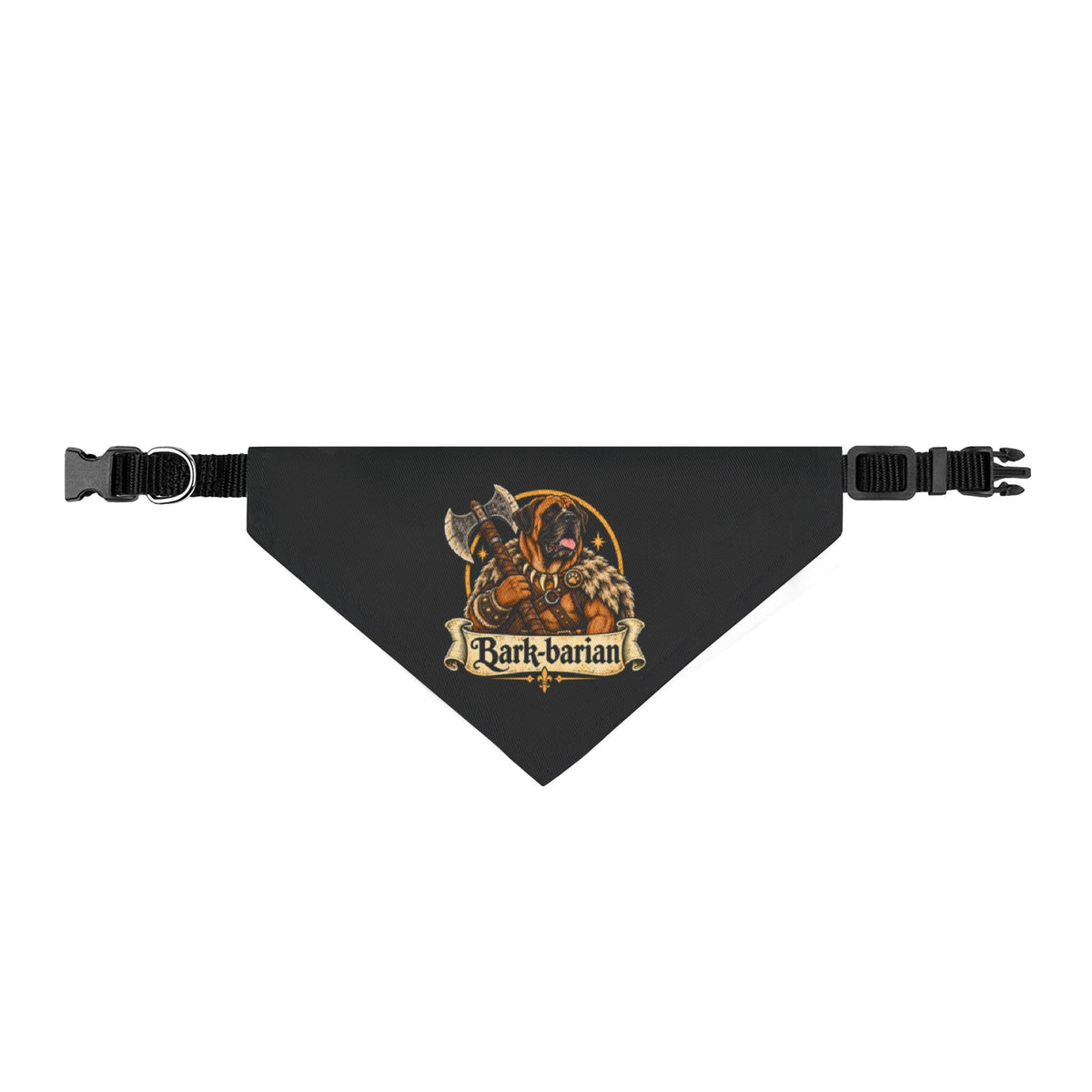 Bark-barian Dog Bandana – Barbarian Fantasy Pet Accessory